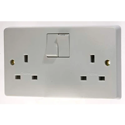 Image of Crabtree Capital Socket (2G 13A DP) GB6:4306/D