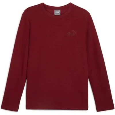 Image of Puma Elevated Longsleeve Long sleeved top, Men&#039;s, Size: Medium, Intense red