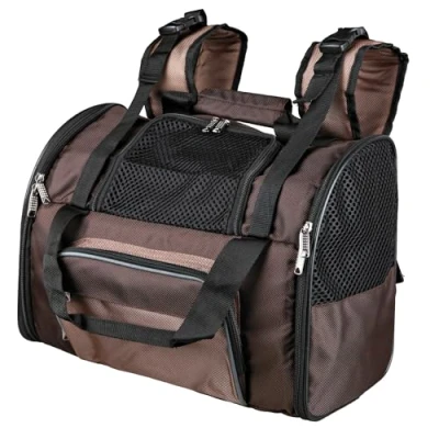 Image of TRIXIE 28871 Deluxe Rucksack 41x 30 x 21 cm Brown / Beige