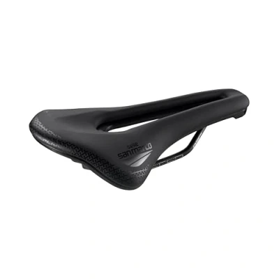 Image of Selle San Marco Shortfit 2.0 Comfort Dynamic Saddle: Black/Black S3