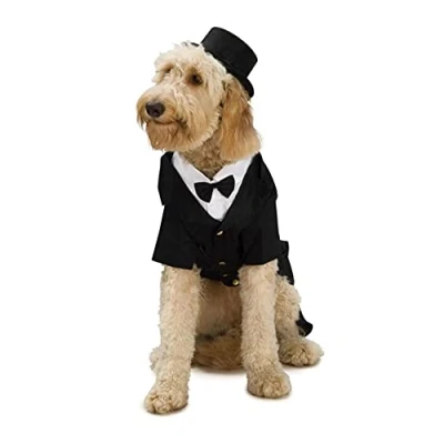 Image of Rubie&#039;s 885933M Official Dapper Suit Pet Dog Costume Halloween