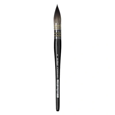 Image of Da Vinci 498 Series Wash Brush, Synthetic Fiber, Black, 24 x 1.55 30 cm