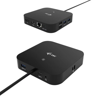 Image of i tec USB C HDMI DP Docking Station mit 100W PD