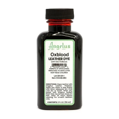 Image of Angelus Oxblood Low VOC Leather Dye 88ml