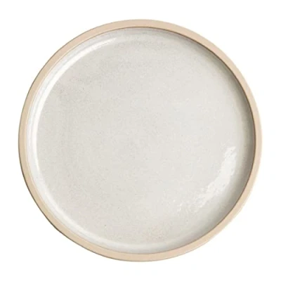 Image of Olympia Canvas Flat Round Plate Murano White 250mm (Pack of 6)