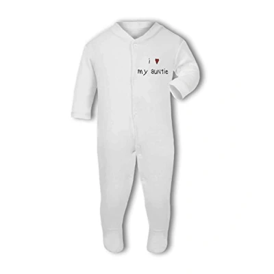 Image of I Heart My Auntie Baby Grow Suit