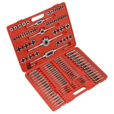 Image of Sealey Tap &amp; Die Set 110pc Metric