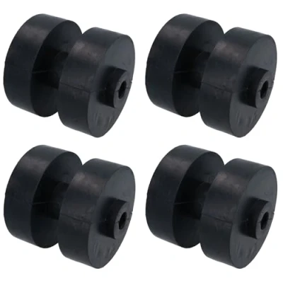 Image of AB Tools Boat/Jetski/Dinghy Trailer Double Roller Rubber 16mm Bore 4 Pack