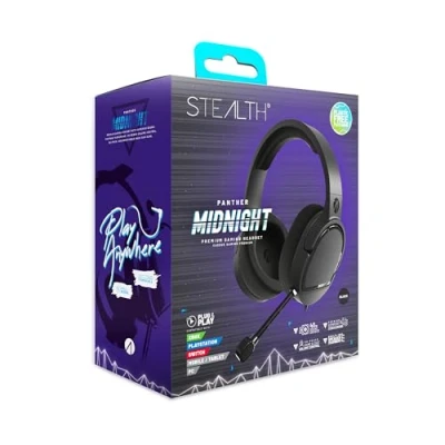 Image of Stealth PANTHER Performance Gaming Headset for XBOX, PS4/PS5, Switch, PC Black