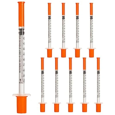 Image of 20 Pack 1ml 31Gx6mm Plastic Multiple Uses Measuring Tools, Individually Wrapped