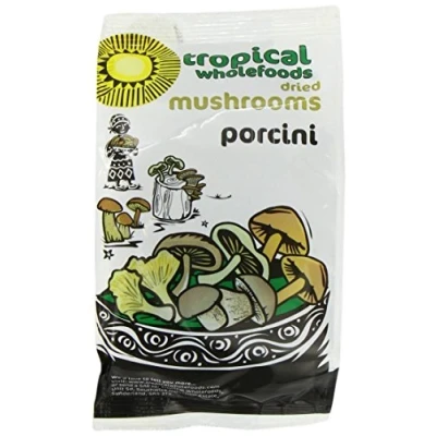 Image of Tropical WHOLEFOODS Ceps/Porcini Mushrooms 30g (Pack of 4)
