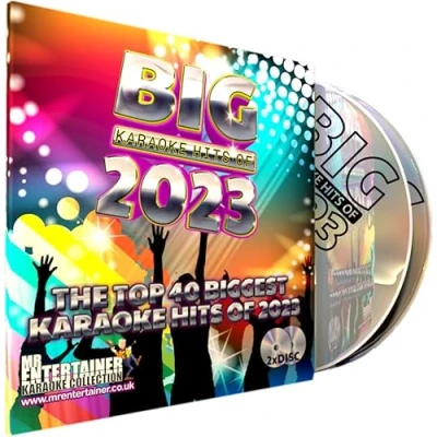 Image of 2023 Karaoke Chart Hits CDG Disc Pack. The Top 40 Pop Songs of 2023. Mr Entertainer Big