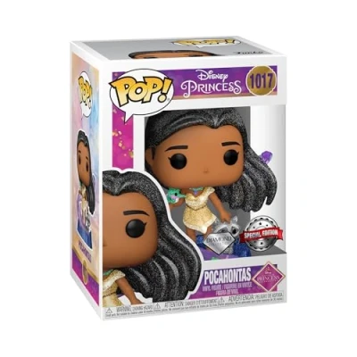 Image of Funko Pop! Disney: Ultimate Princess Pocahontas Diamond Glitter Disney Princesses Collectable Vinyl Figure Gift Idea Official Merchandise Toys for Kids &amp; Adults Movies Fans
