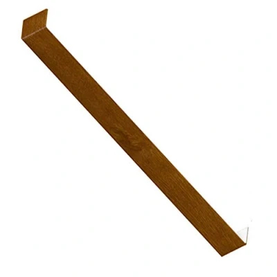 Image of uPVC Fascia Cover Capping Board 450mm Double Ended Joint Trim Golden Oak