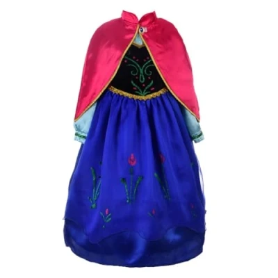 Image of Lito Angels Ice Princess Costume, Birthday Theme Party Fancy Dress Up for Kids Girls, Age 4 5 Years (Tag Number 120)
