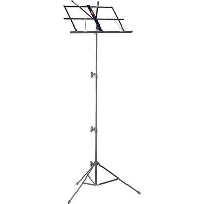 Image of Stagg MUS A25 BK Collapsible 3 Section Music Stand Black