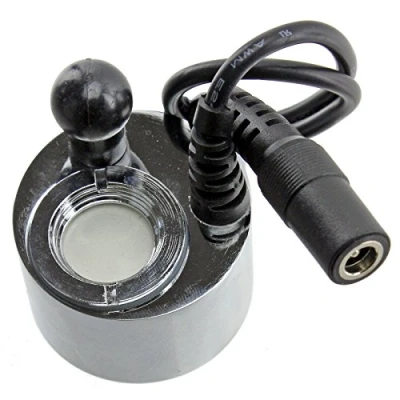 Image of SPARES2GO Opti Myst Heater Glass Disk Transducer Compatible with Dimplex Ultransmit Electric Wall Fire