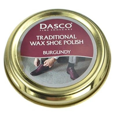 Image of Dasco Traditional Wax shoe polish Burgundy