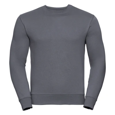 Image of Russell Athletic Mens Authentic Sweatshirt (Slimmer Cut) (Convoy Grey) Multicolour Size X Large