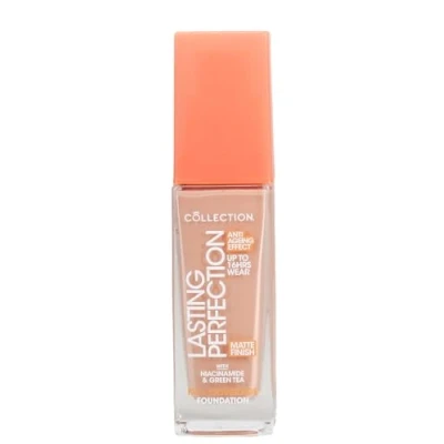Image of Collection Cosmetics Lasting Perfection Matte Foundation, Full Coverage, Anti Ageing Effect, 9C Vanilla Cool 27ml