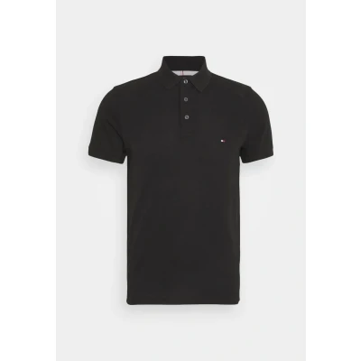 Image of Tommy Hilfiger 1985 SLIM Polo shirt, Men&#039;s, Size: 3XL, Black