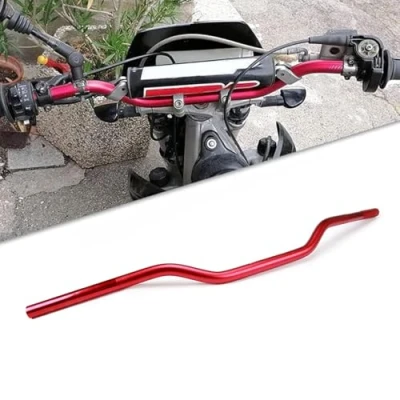 Image of 22mm Motorcycle Handlebar Fat Bar7/8 Universal for Pit Dirt Bike ATV Quad Motocross Red