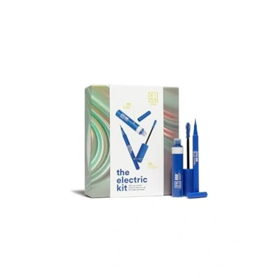 Image of 3ina MAKEUP The Electric Kit Perfect Blue Color Pen Eyeliner 850 + Mascara Longwear &amp; Intense Colour Make up Vegan Cruelty Free