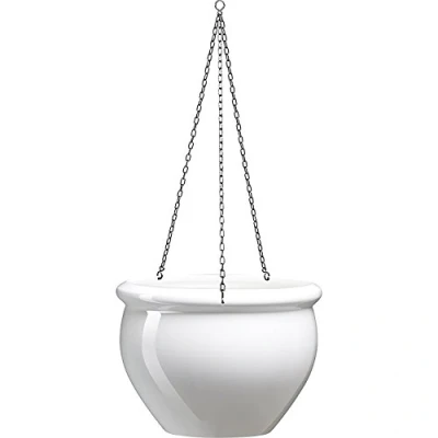 Image of Poetic Emsa 512667 SIENA NOBILE hanging planter, ø 26 x 19 cm, pearl white