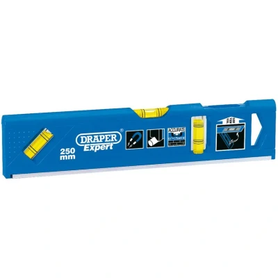 Image of Draper Torpedo Level with Magnetic Base and Side View Vial, 250mm