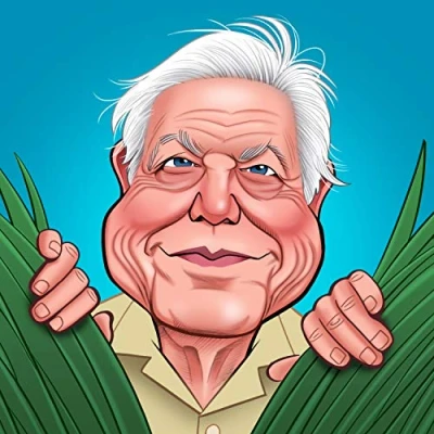Image of Really Wild Cards David Attenborough Birthday Greeting Sound Card Blank Inside RWSN06