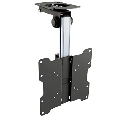 Image of RICOO Ceiling TV Bracket Tilt Swivel 13 33 Inch Universal VESA 75x75 200x200 Hinged Mount Folding D0122 Television Holder also Curved Screens