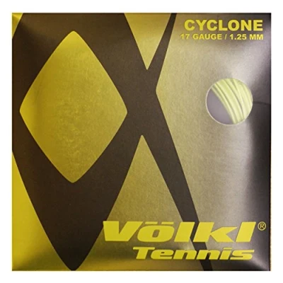 Image of Volkl Cyclone Tennis String Set, Color Black, Gauge 1.30mm