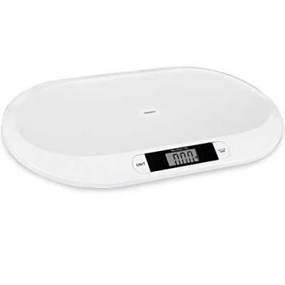 Image of Baby Scale Max 20kg / 45lb Tare &amp; Unit Feature Digital Scales Backlit LCD Display Screen Toddler Infant Pet Batteries Included Newborn Essentials Gift