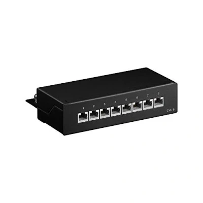 Image of Goobay 96105 CAT 6 Mini/Desktop Patch Panel, 8 Port