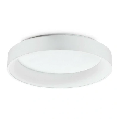 Image of ZIGGY Round 60cm Integrated LED Semi Flush Light White, 3000K, Non Dim