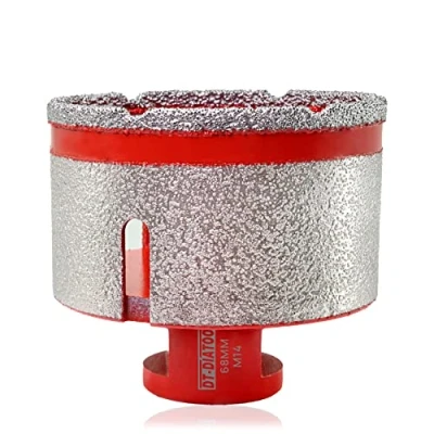 Image of DT DIATOOL Diamond Core Drill Bit Finger 68mm for Drilling Enlarging Holes of Porcelain Tile Marble Artificial Stone