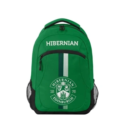 Image of FOCO Officially Licensed Hibernian FC Ultra Action Green Football Backpack