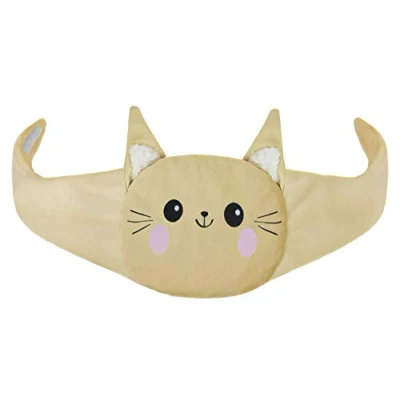 Image of Sweet Cherry Stone Animal Cushion for The Baby&#039;s Tummy Organic Heatable Pillow &quot;Heat and Cold Therapy&quot; Cat 2 [088]
