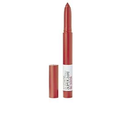 Image of Maybelline Lipstick, Superstay Matte Ink Crayon Longlasting Orange Red Lipstick with Precision Applicator 40 Laugh Louder