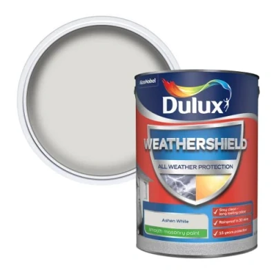 Image of Dulux All Weather Protection Smooth Masonry 5L Ashen White
