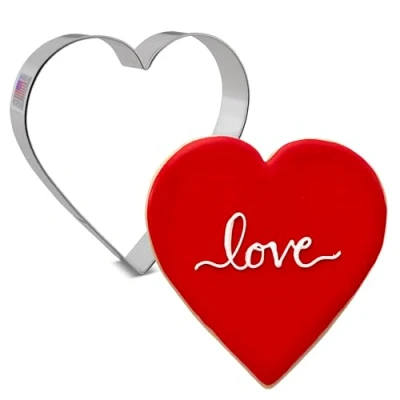 Image of Extra Large Heart Premium Cookie Cutter 12.7 cm, Made in USA by Ann Clark