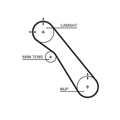 Image of 1356817030, 1356819195 Timing Belt GATES FleetRunner Micro V Stretch Fit 5548XS 92 876mm 25mm TOYOTA: Land Cruiser Prado 90