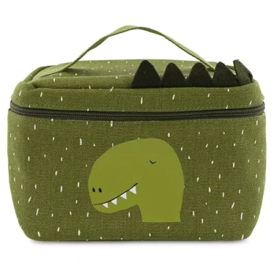 Image of Trixie 20 201 Lunch Bag Dino, Cotton, 5.2 liters, Green