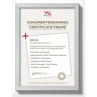 Image of walther Design Photo Frame Silver 30 x 40 cm Construction JK040S
