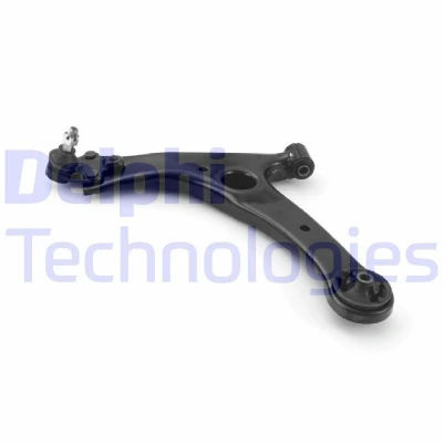 Image of 4806905070, 480690F010 Suspension Arm DELPHI TC6896 with ball joint Left, Lower Control Sheet Steel TOYOTA: Avensis II Hatchback