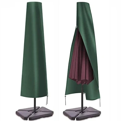 Image of PATIO PLUS Parasol Cover, Garden Umbrella Covers 190*25*50 Waterproof 600D Oxford Fabric PVC Coating, Green