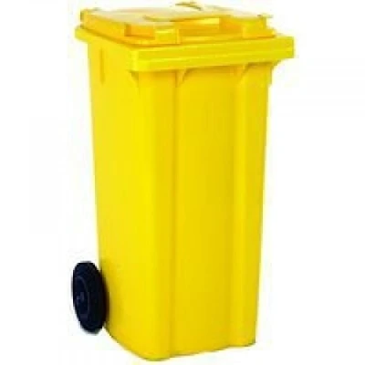 Image of Wheelie Bin 80 Litre Yellow 331275