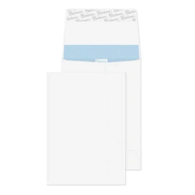 Image of Blake Office C5 229 x 162 25 mm 120 gsm Peel &amp; Seal Gusset Pocket Envelopes (35215) Ultra White Wove Pack of 125