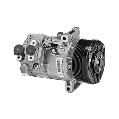 Image of 9520067JA0, 9520167JA0 AC compressor VALEO 813269 DCS 12V PAG 46 R134a with oil NEW ORIGINAL PART
