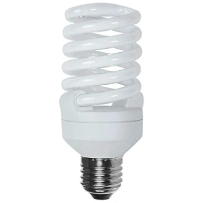 Image of Crompton 23W CFL Edison Screw Opal T2 Spiral Bulb Warm White